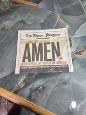 New Orleans Saints Super Bowl 2010 TIMES PICAYUNE Newspaper AMEN Drew Brees picture