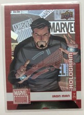 2020-21 Upper Deck Marvel Annual Hologram 4/21 Iron Man #34 picture