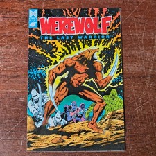 Vintage Werewolf The Last Warrior NES Fold-Out Mini Comic Promo Insert Data East picture