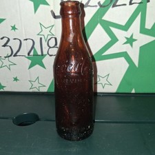 Straight Sided Amber Coca-Cola Bottle Elkins Wva picture