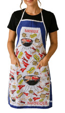 BBQ Apron Retro Grill Master Cookout Barbecue Novelty Kitchen Host Gift foodie picture