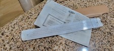 Vtg Mannheim Professional Slide Ruler ACU-MATH No 400 w/ Case USA & manual picture