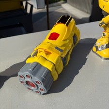 Universal Studios Bumblebee Popcorn Bucket with Glowing Arm Interactive Toy picture