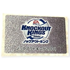 Sony Playstation 2 PS2 EA Sports Knockout Kings 2001 Rare Memory Card Sticker picture