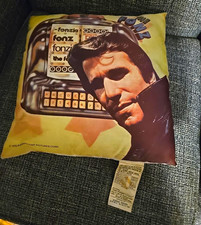 Vintage 1978 Happy Days Fonzie Pillow Paramount Zodiac Design Original Tag picture