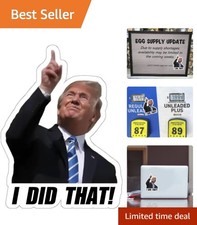 Versatile 100 Pack Trump I Did That Stickers - Perfect for Every Smooth Surface picture