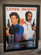Lethal Weapon Super Nintendo Print Ad Original Art  8x11 Genuine picture