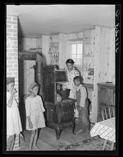 Photo:La Forge Missouri 1938 Sharecropper Family New Home Farm Interior picture