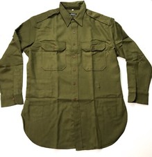 WWII US ARMY INFANTRY OFFICER M1937 M37 COMBAT FIELD WOOL SHIRT-SIZE 3 (42-44R) picture
