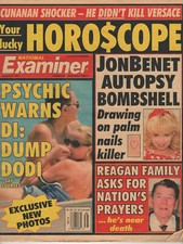 Princess Diana - Psychic Warning Rare Vintage National Examiner Magazine 1997 picture