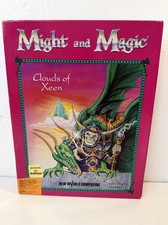 Might & Magic IV Clouds of Xeen PC Big Box Complete 3.5 Disks Map Manual 1992 picture