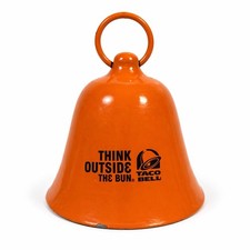 2009 Taco Bell Winter X Games XIII Promo Cowbell Think Outside The Bun Orange picture
