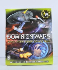 Star Trek DS9 Dominion Wars PC Big Box Complete CIB Vintage Strategy Game CD Man picture