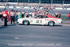 1975 DAYTONA 500 8x10 PHOTO #21 DAVID PEARSON WOOD BROTHERS MERCURY HISTORY RACE picture