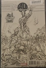 Age of Ultron #1 Rare Midtown Exclusive Sketch Variant Campbell Movie NM ONLY picture
