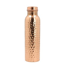 27 oz Pure Copper Water Bottle - Handmade Hammered Finish - Ayurvedic Health USA picture