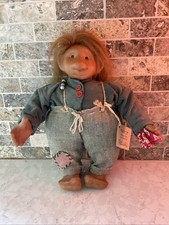 Fairy Tale Folk Art German Troll Fritzi Figure From The Fairytale Trollwald 12” picture