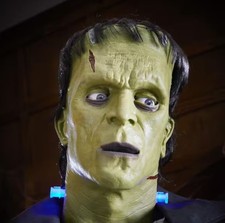 7 FT ANIMATED LED FRANKENSTEIN MONSTER HALLOWEEN ANIMATRONIC PROP picture