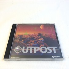 OUTPOST MS DOS PC 1994 CDROM Game Sierra On Line Build Mankind’s Future In Space picture
