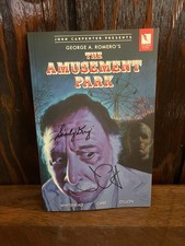 John Carpenter & Sandy King signed George Romero's Amusement Park Graphic Novel picture