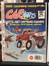 CARtoons Magazine Dec 1988 - 1989 Calendar - Tamiya Blackfoot Ad - VF 8.0  picture