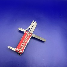 Red Supreme Leatherman Squirt PS4 Multi-Tool Pocket Knife picture