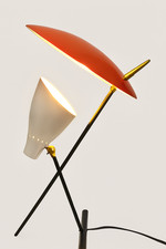 Vintage 1950s Italian Stilnovo Style Mid Century Modern Desk Table Lamp picture