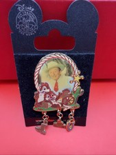 Disney - Walt Disney and Chip and Dale - Cowboy Hat Horseshoe Boot - Dangles Pin picture