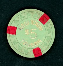 XXRARE $5.00 New Town Tavern Las Vegas, Nevada Casino Chip picture