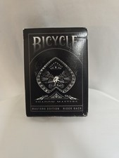 Bicycle SHADOW MASTERS Edition Playing Card deck NEW/SEALED Ellusionist picture
