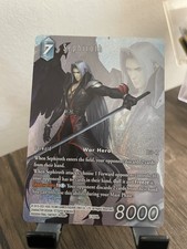 FFTCG Final Fantasy TCG Opus 7 Sephiroth Full Art Foil Promo 7-034L  picture