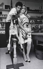 Photo of NICO in Carnaby Street shop Historic 1960s Old Photo picture