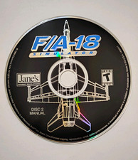 Jane's Combat Simulations F/A-18 Simulator PC CD-ROM Disc 2 Manual T 1999 picture