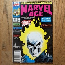 Marvel Age #87 HTF Newsstand 1st Preview App Danny Ketch Ghost Rider Marvel 1990 picture