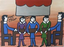 Henry Hill Goodfellas Original Painting Funny How? Cosa Nostra Mafia Classic OC picture