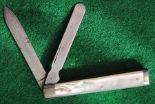 Antique Cattaraugus Doctor's Knife With Beautiful Original MOP Handles picture