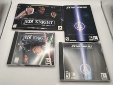 Star Wars Jedi Knight Dark Forces II (2disc) & Jedi Outcast PC Games w/ Manuals picture