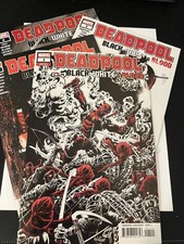 Deadpool black white blood 1-2-3-4 picture