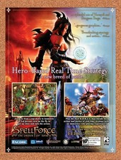 2004 Spellforce The Order Of Dawn PC Original Advertisement / Retro Promo v1 picture