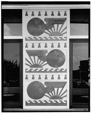 Miami Florida Pan American Airways System Terminal Detail 1930s Art Deco picture