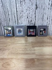 Lot of 4 Popular Nintendo Game Boy Games Harry Potter Star Wars Wings Of Fury picture