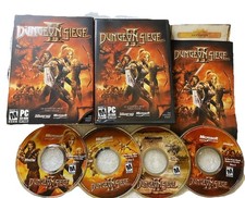 Dungeon Siege II PC CD ROM Computer Game 2005 CIB Manual 4 Discs Mature picture