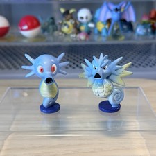TOMY Pokemon Figures Horsea & Seadra CGTSJ Nintendo Evolution Auldey Set Vintage picture