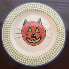 M. Bagwell Halloween Party Plates Cat 9