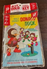 HTF Gold Key 4-PACK SEALED VF-NM 1973 Donald Duck #148 Woody Woodpecker #128 picture