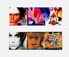 Sony Playstation PS1 King Of Fighters KOF 95 96 97 98 99 Kyo Lot 6 Set picture