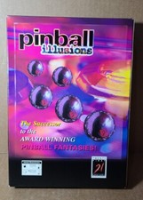 1995 Pinball Illusions Big Box PC Very Good Condition Box Mint Contents & Disc picture