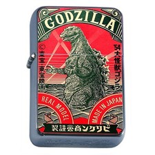 Vintage Japanese Monster AD Cigarette Oil Lighter picture
