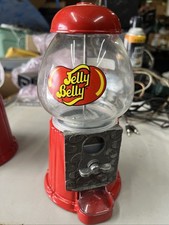 Vintage Junior JELLY BELLY Carousel Red Gumball Machine 9” Tall picture