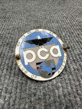 Vintage Porsche 356 911 PCA Enamel Metal Grill Badge  picture